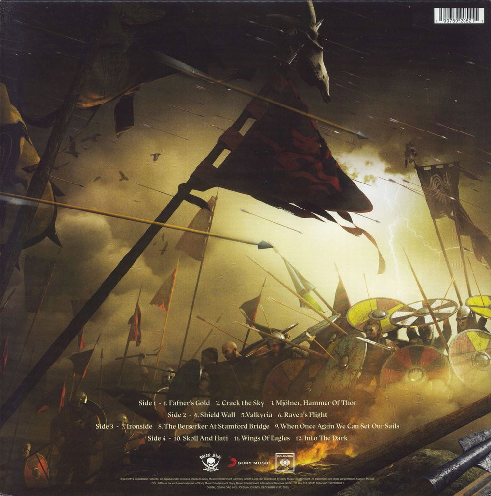 Amon Amarth Berserker German 2-LP vinyl record set (Double LP Album) 190759205211