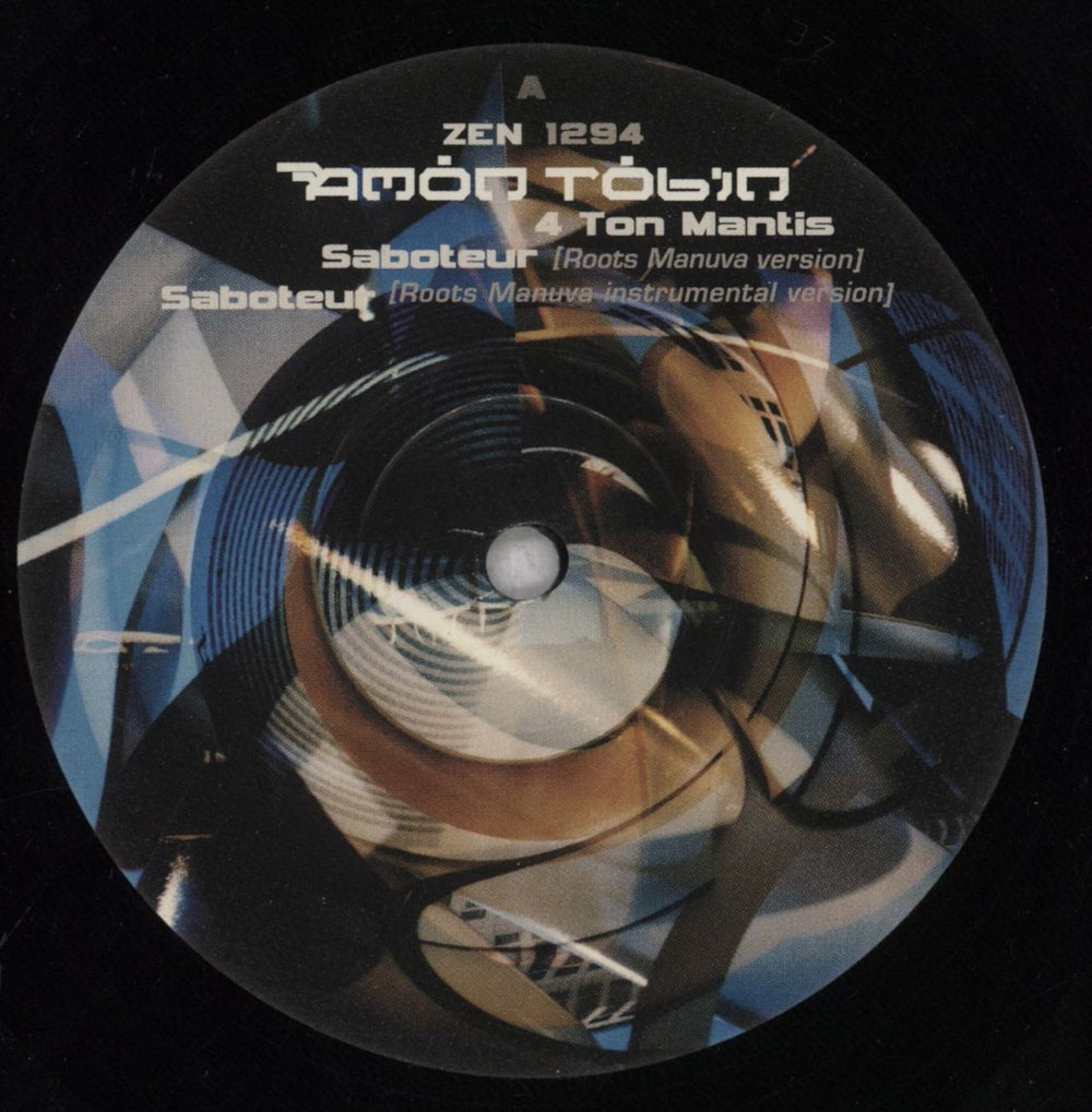 Amon Tobin 4 Ton Mantis UK 12" vinyl single (12 inch record / Maxi-single) H2U12TO844691