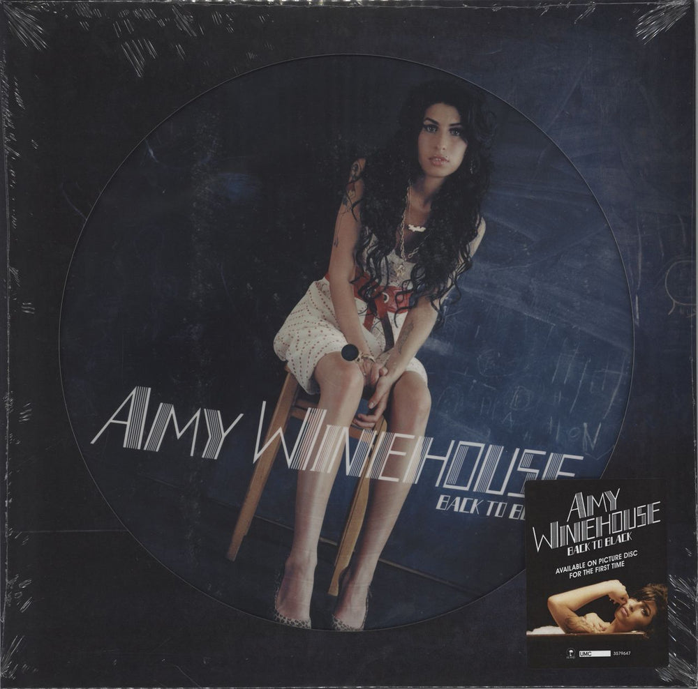 Amy Winehouse Back To Black - Picture Disc Edition - Sealed UK picture disc LP (vinyl picture disc album) 3579647