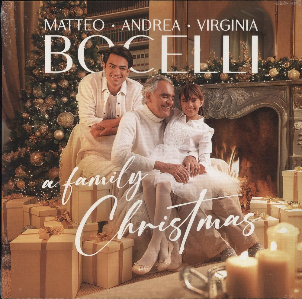 Andrea Bocelli A Family Christmas - Gold Vinyl - Sealed UK vinyl LP album (LP record) 4827957