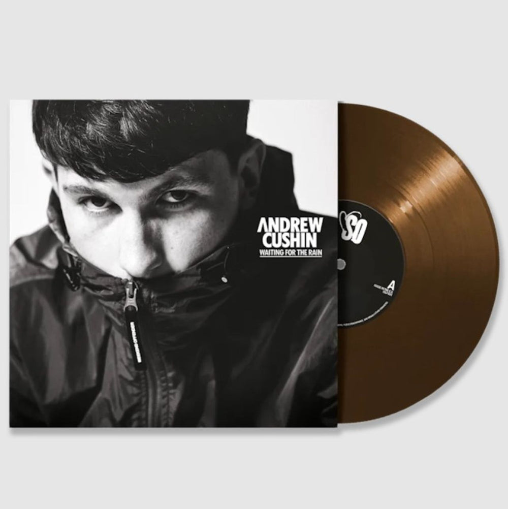 Andrew Cushin Waiting For The Rain - Newcastle Brown Vinyl + Signed Insert UK vinyl LP album (LP record) SOLP010W