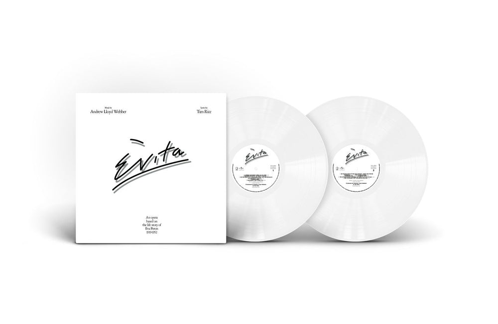Andrew Lloyd Webber & Tim Rice Evita | The Original 1976 Concept Recording - White Vinyl - Sealed UK 2-LP vinyl record set (Double LP Album) 8522519