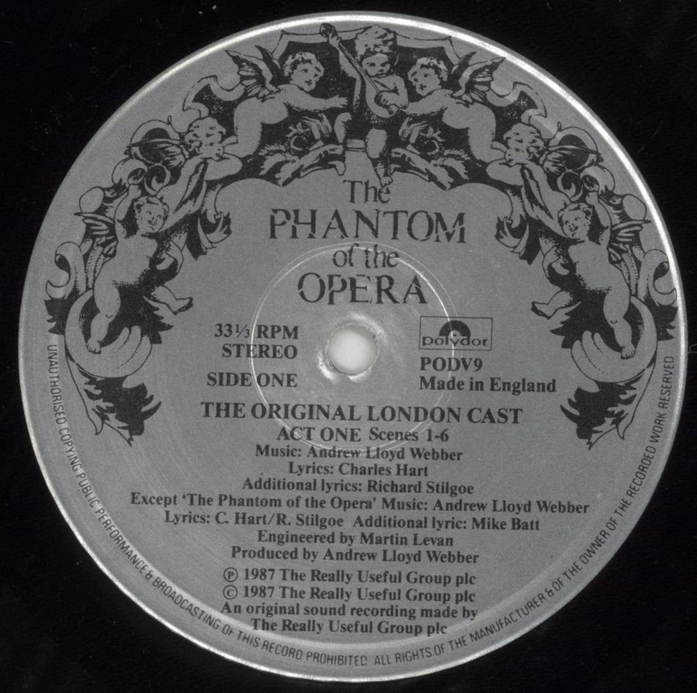 Andrew Lloyd Webber The Phantom Of The Opera UK 2-LP vinyl record set (Double LP Album) ALW2LTH651758
