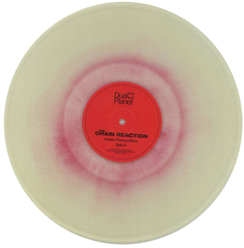 Andrew Thomas Wilson The Chain Reaction - 180gm Milky Clear with Red Haze Vinyl - EX Australian vinyl LP album (LP record) G2DLPTH858393