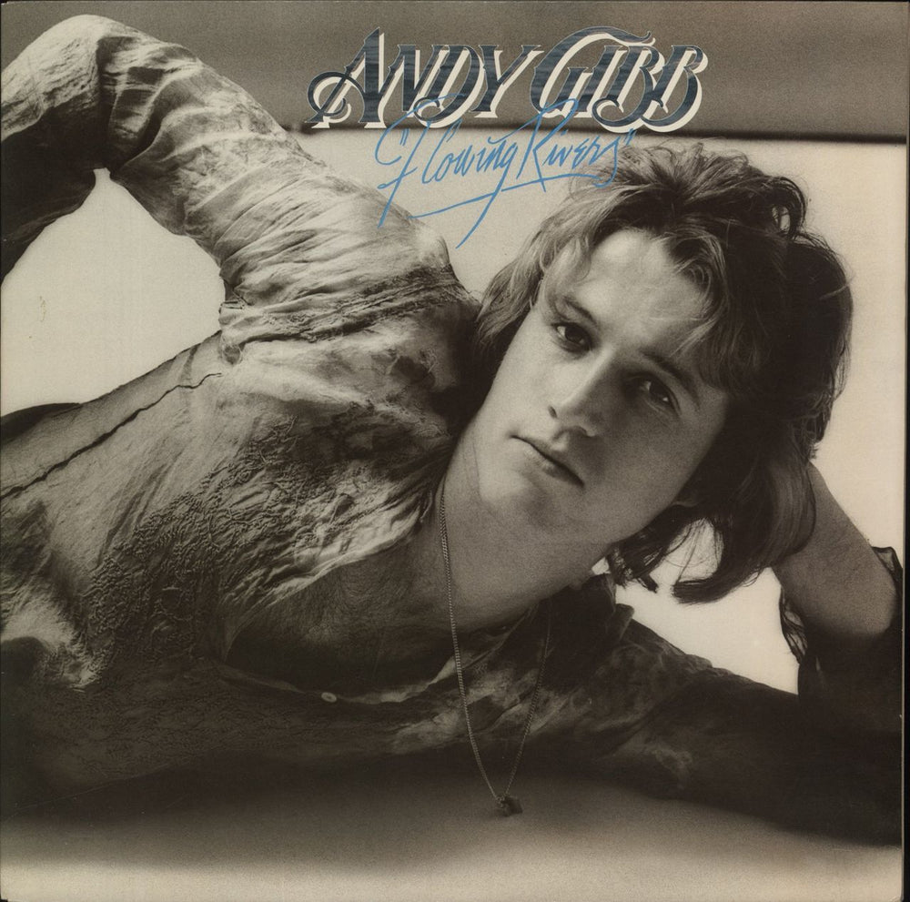 Andy Gibb Flowing Rivers US Promo vinyl LP album (LP record) RS-1-3019