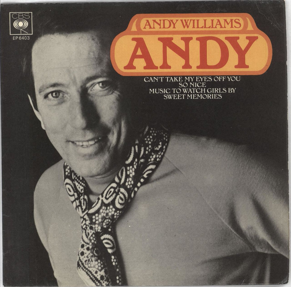 Andy Williams Andy EP UK 7" vinyl single (7 inch record / 45) EP6403