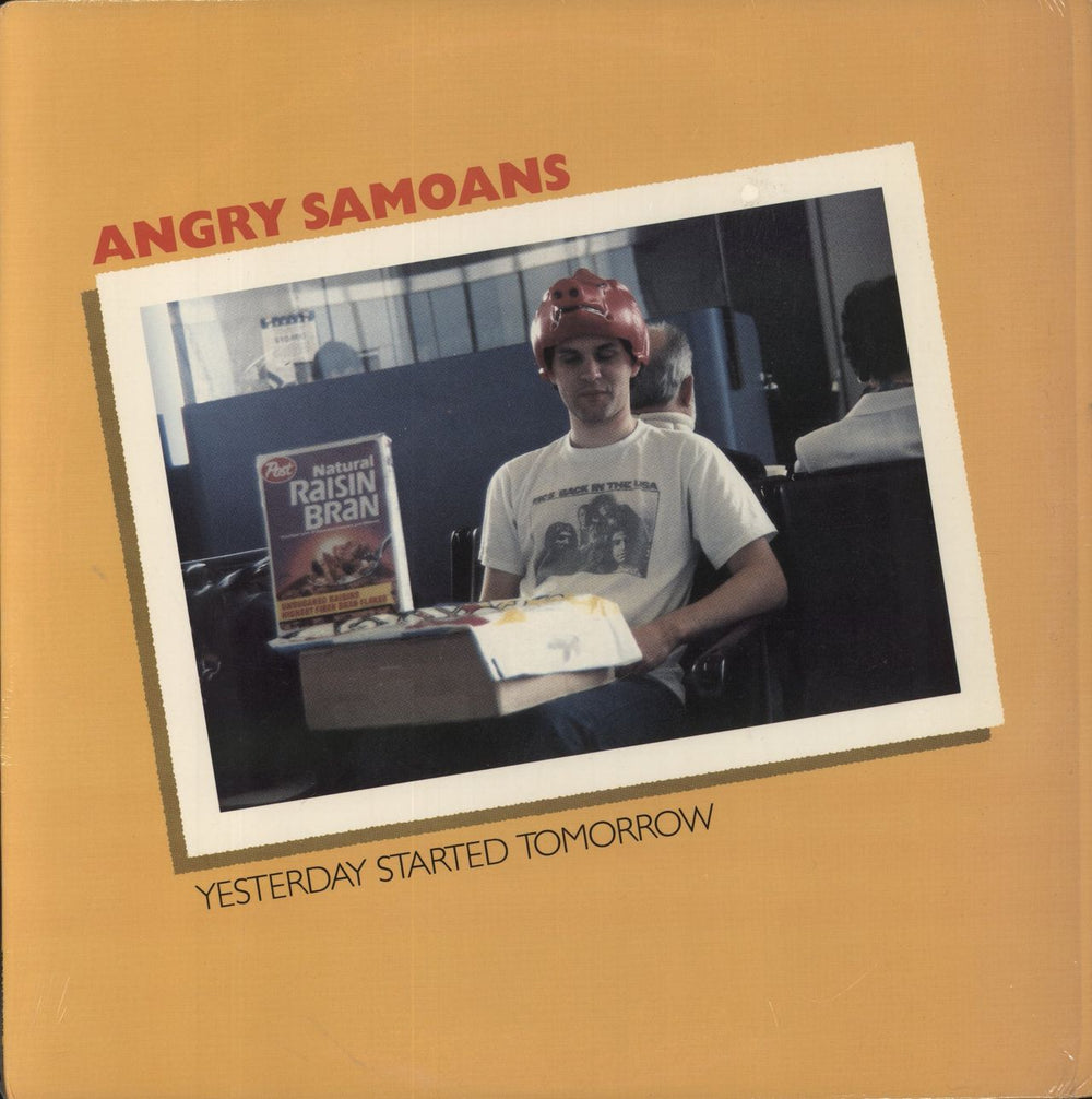 Angry Samoans Yesterday Started Tomorrow - Yellow Vinyl US vinyl LP album (LP record) 51035-1