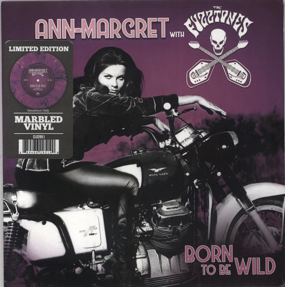 Ann-Margret Born To Be Wild - Purple Splatter Vinyl US 7" vinyl single (7 inch record / 45) CLO2951SP