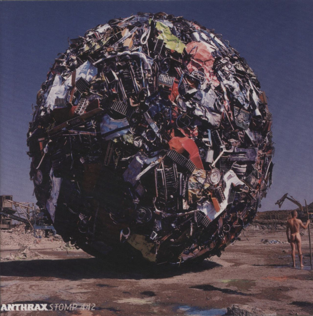 Anthrax Stomp 442 - Blue Opaque Vinyl US 2-LP vinyl record set (Double LP Album) MEGA2332