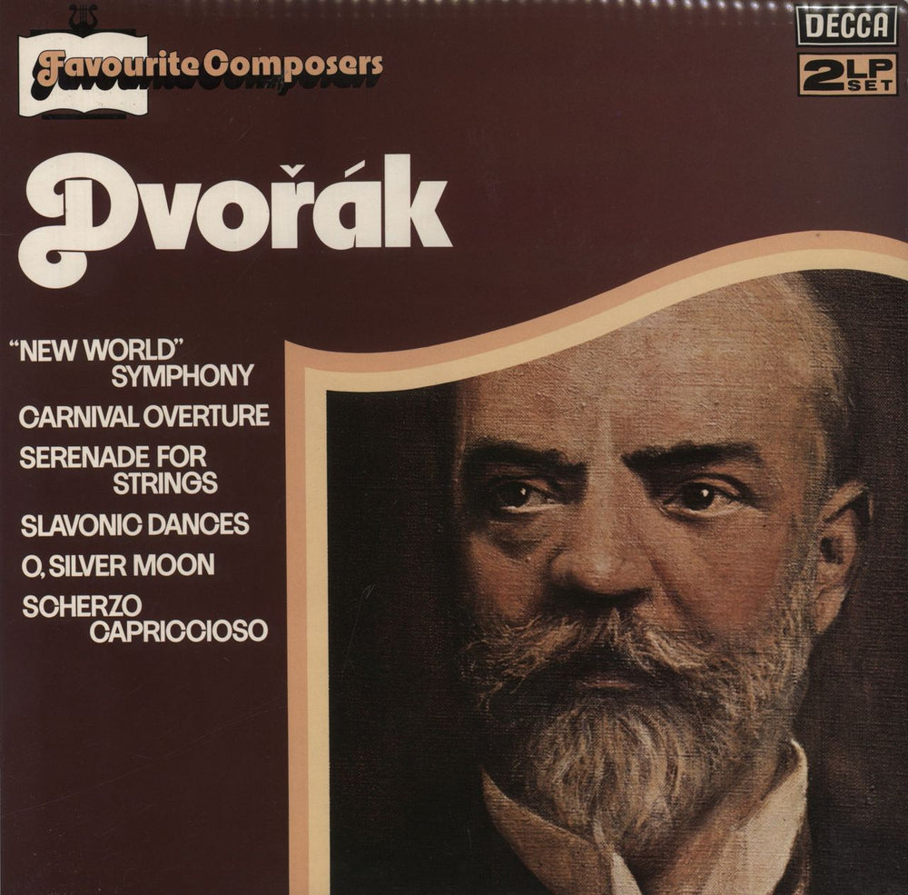 Antonín Dvorák Favourite Composers UK 2-LP vinyl record set (Double LP Album) DPA539/40