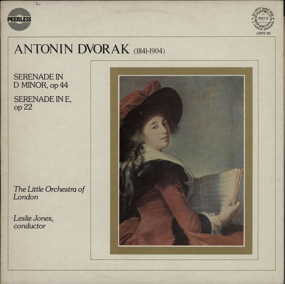 Antonín Dvorák Serenade In D Minor, Op.44 / Serenade In E, Op.22 UK vinyl LP album (LP record) ORPS95