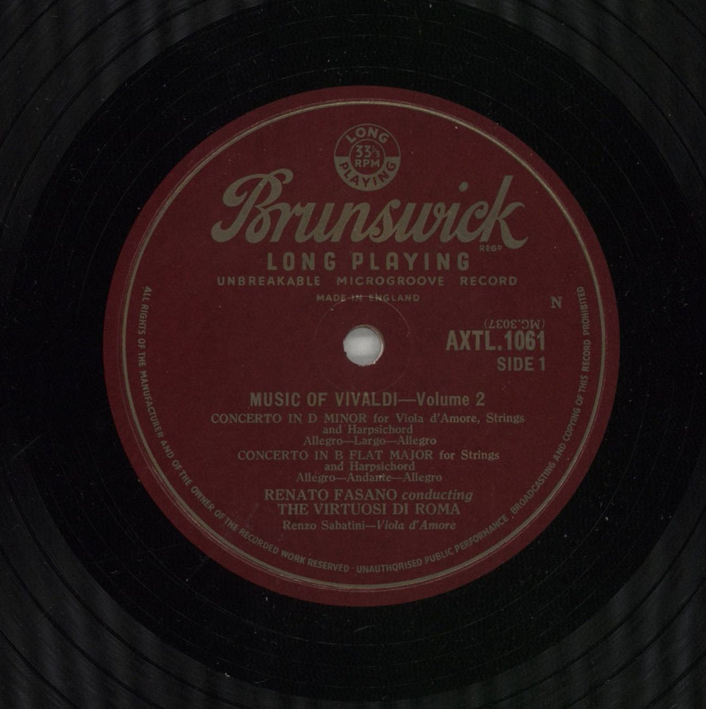Antonio Vivaldi Music of Vivaldi Volume 2 (concerti) UK vinyl LP album (LP record) VI2LPMU870341