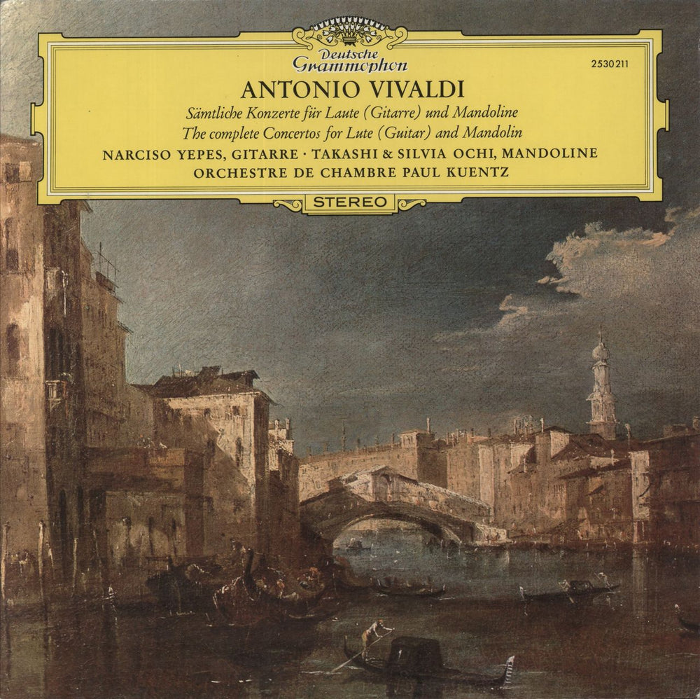 Antonio Vivaldi The Complete Concertos For Lute (Guitar) And Mandolin German vinyl LP album (LP record) 2530211