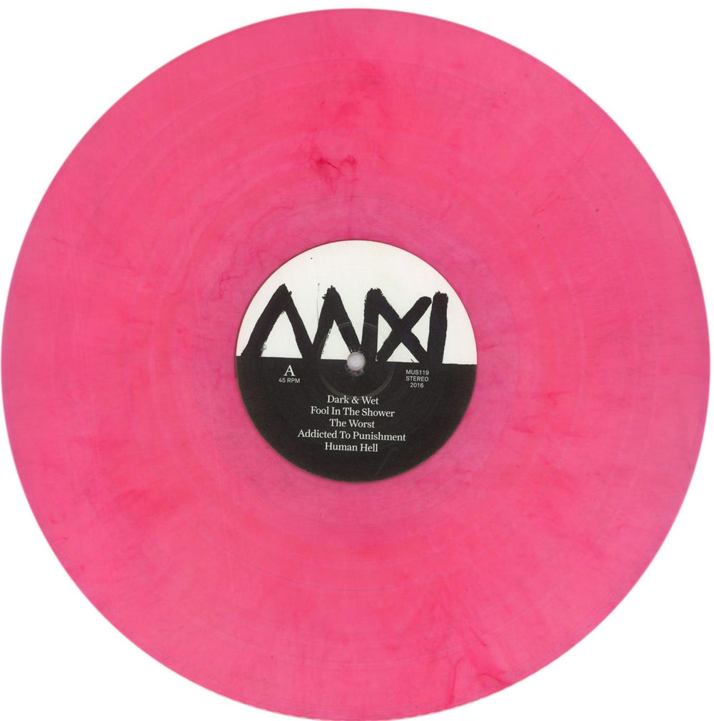 Anxiety Anxiety - Pink Translucent Vinyl UK 12" vinyl single (12 inch record / Maxi-single) 7N712AN841610