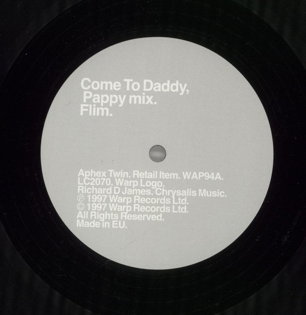 Aphex Twin Come To Daddy UK 12" vinyl single (12 inch record / Maxi-single) APH12CO871220