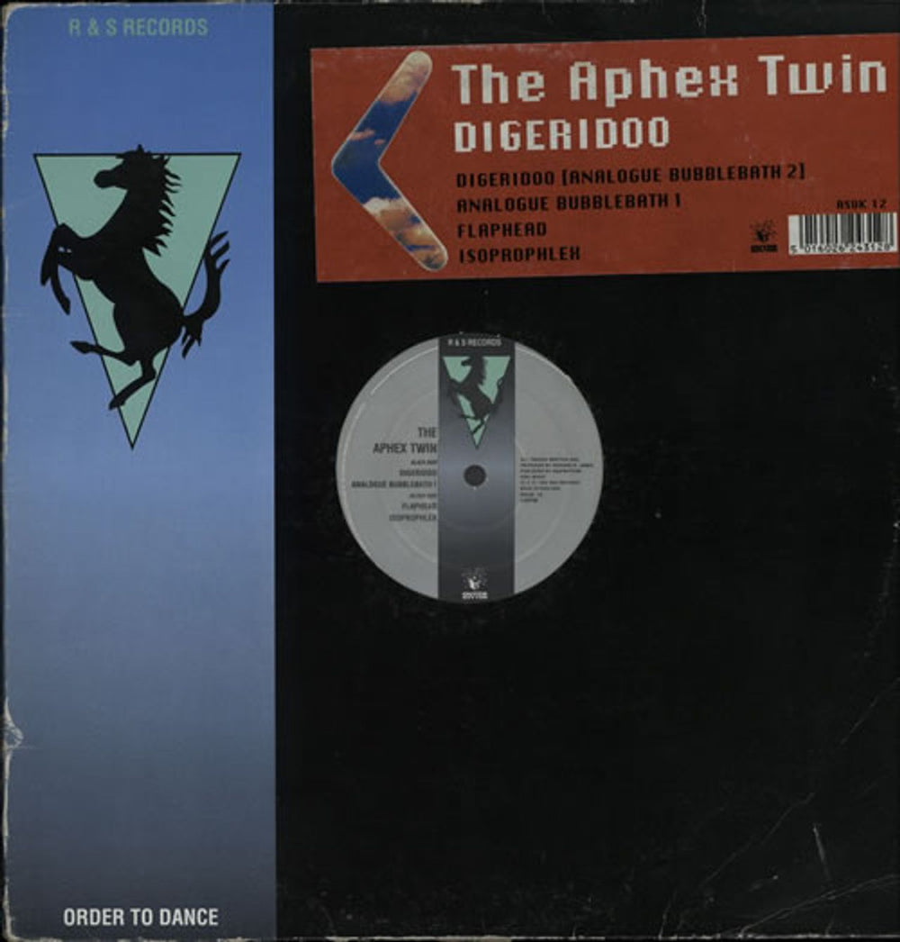 Aphex Twin Digeridoo [Analogue Bubblebath 2] - EX UK 12" vinyl single (12 inch record / Maxi-single) RSUK12