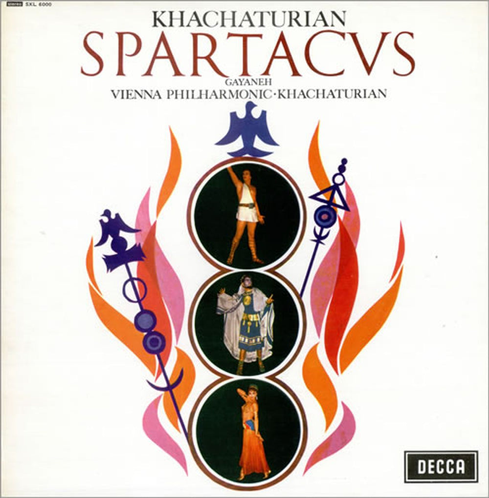 Aram Khachaturian Spartacus - 2nd UK vinyl LP album (LP record) SXL6000