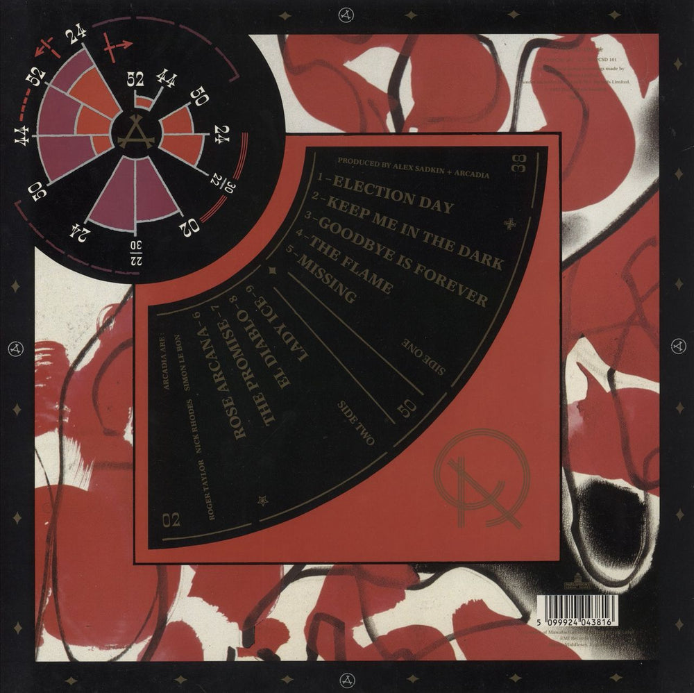 Arcadia So Red The Rose + Song Hype Sticker UK vinyl LP album (LP record) 5099924043816