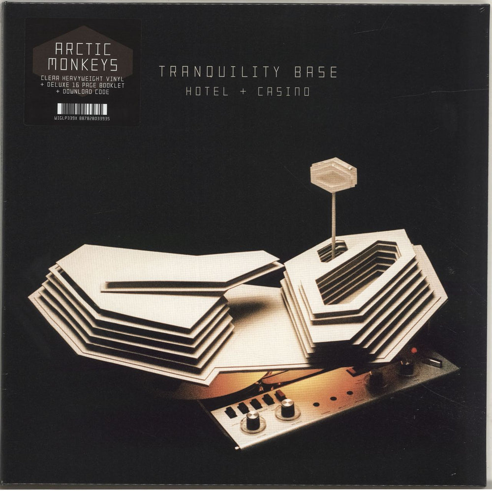 Arctic Monkeys Tranquility Base Hotel + Casino - 180gm - Clear - Sealed UK vinyl LP album (LP record) WIGLP339X