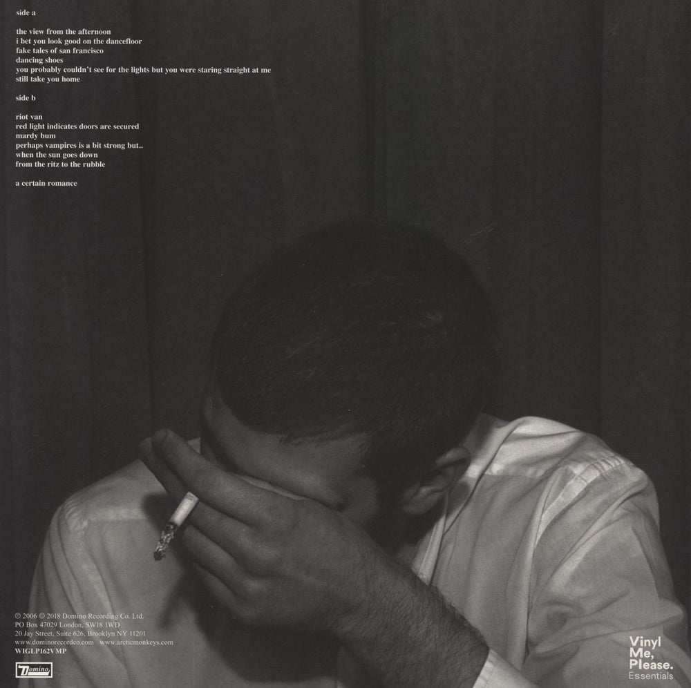 Arctic Monkeys Whatever People Say I Am, That's What I'm Not - 180gm Grey With Black Smoke Vinyl US vinyl LP album (LP record)