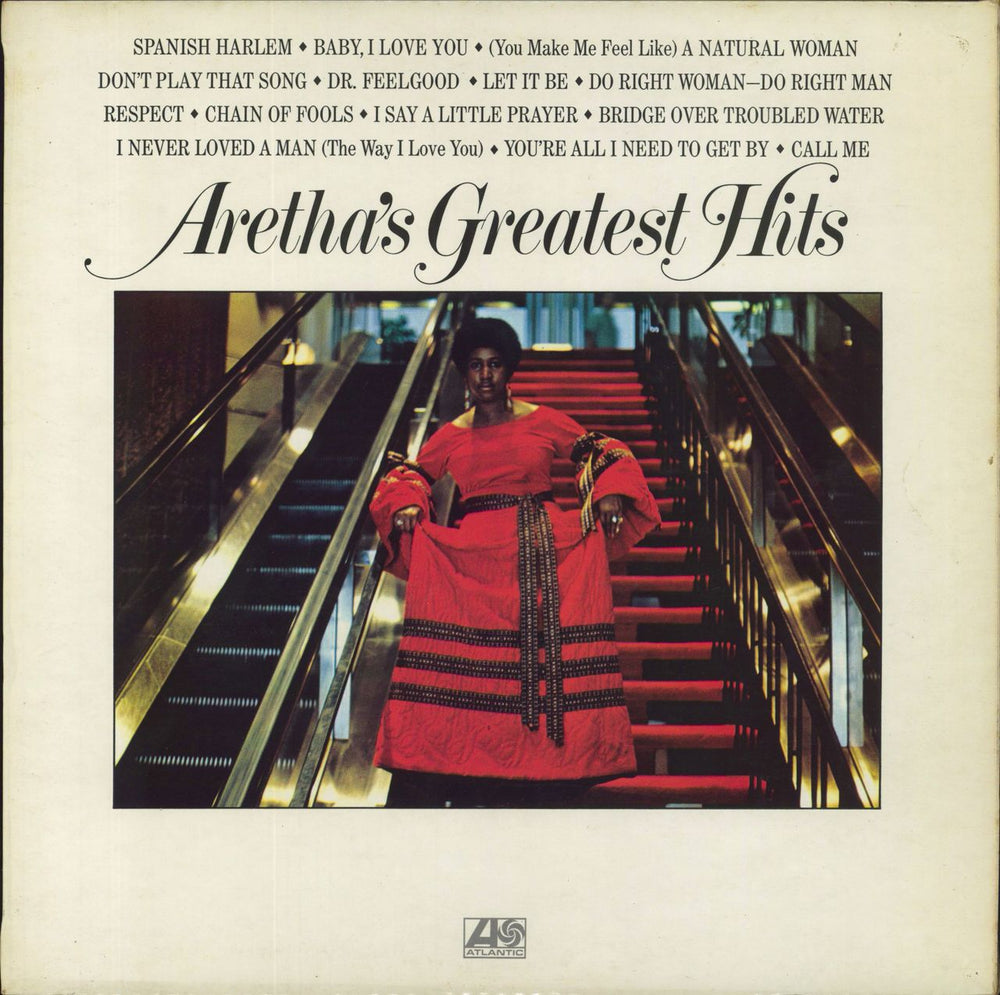 Aretha Franklin Aretha's Greatest Hits UK vinyl LP album (LP record) 2400-188