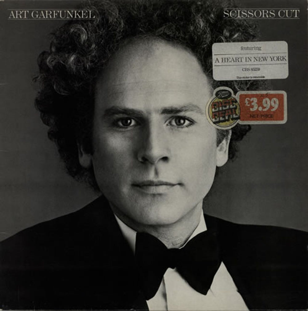 Art Garfunkel Scissors Cut - stickered p/s UK vinyl LP album (LP record) CBS85259