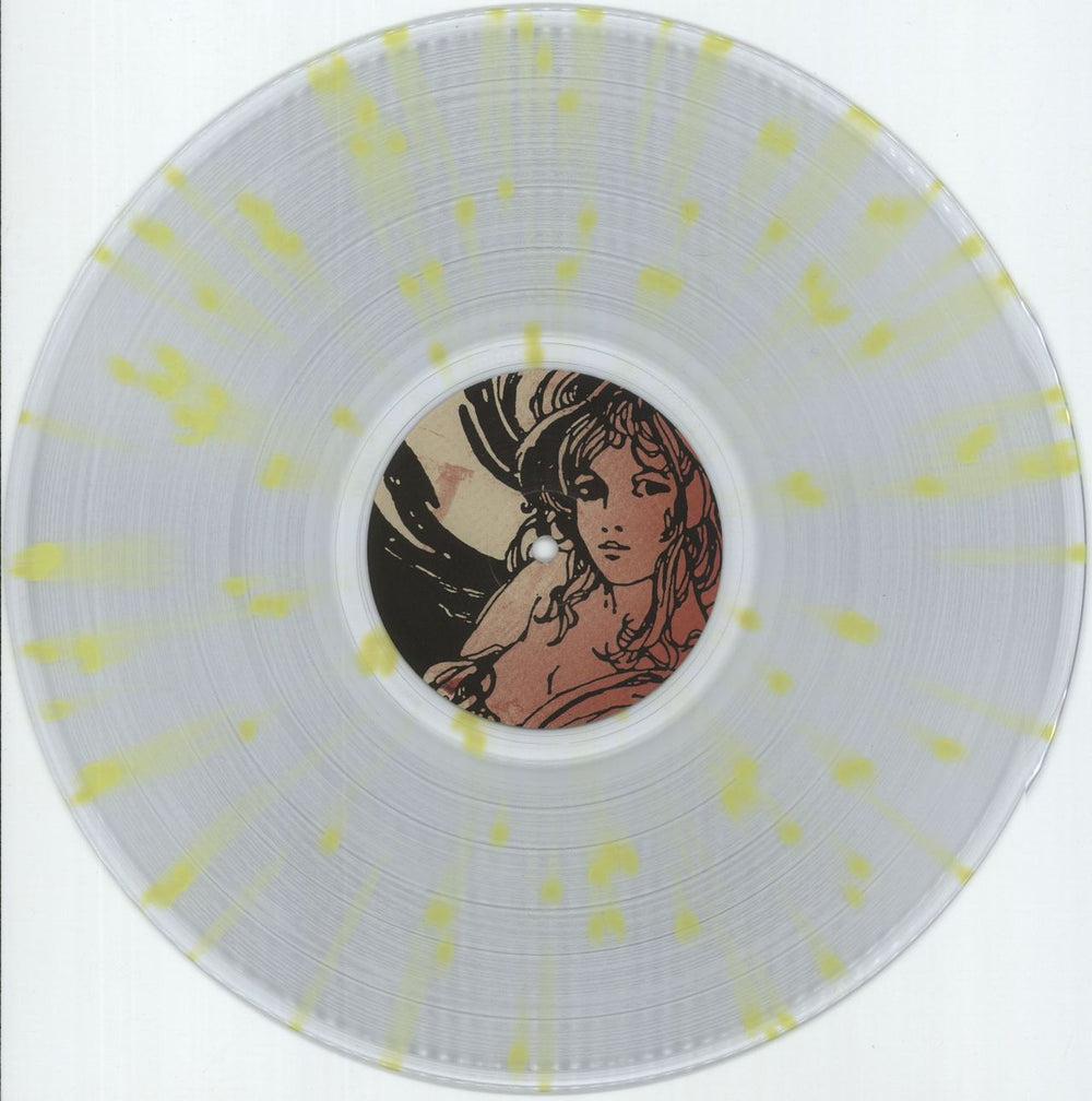 Ash Free All Angels - Clear With Yellow Splatter Vinyl UK vinyl LP album (LP record) A-SLPFR875858