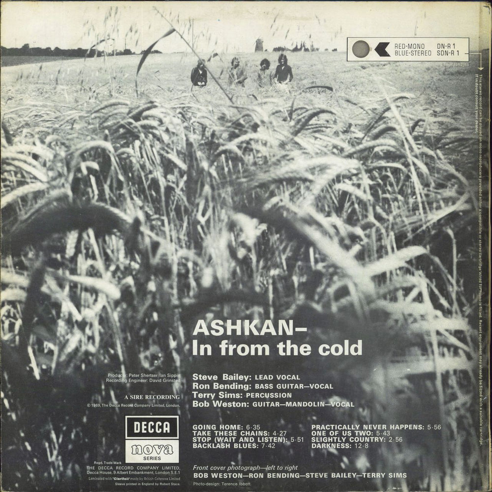 Ashkan In From The Cold - 1st - VG UK vinyl LP album (LP record)