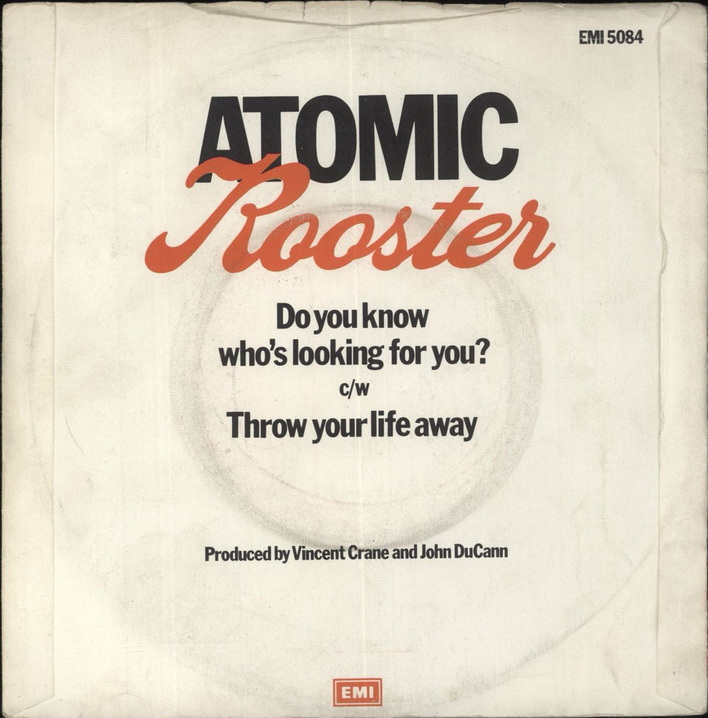 Atomic Rooster Do You Know Who's Looking For You? - EX UK 7" vinyl single (7 inch record / 45)