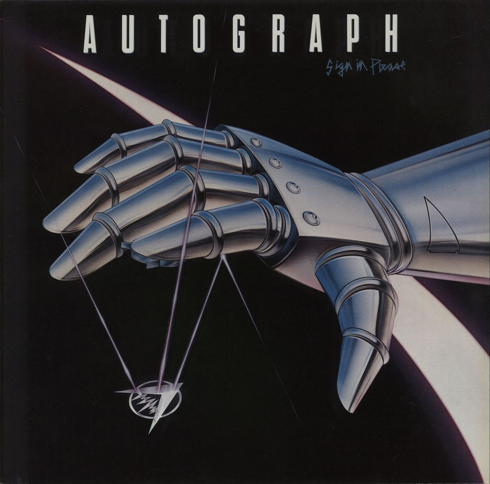Autograph (Metal) Sign In Please German vinyl LP album (LP record) PL89495