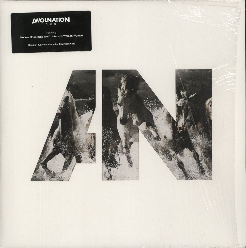 Awolnation Run - 180gm UK 2-LP vinyl record set (Double LP Album) RBR0416VL