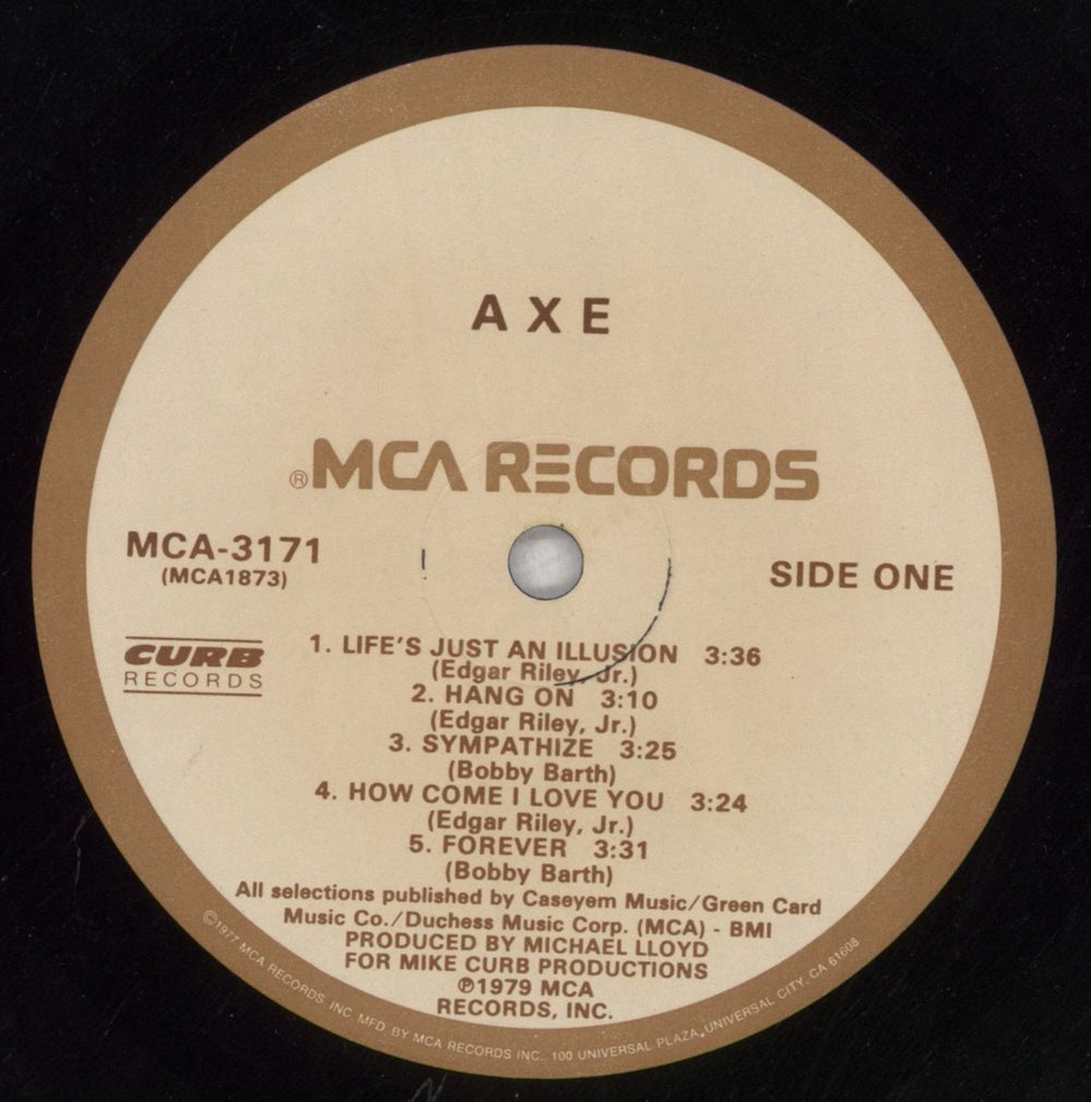 Axe (Rock) Axe - Opened Shrink US vinyl LP album (LP record) AX-LPAX847587