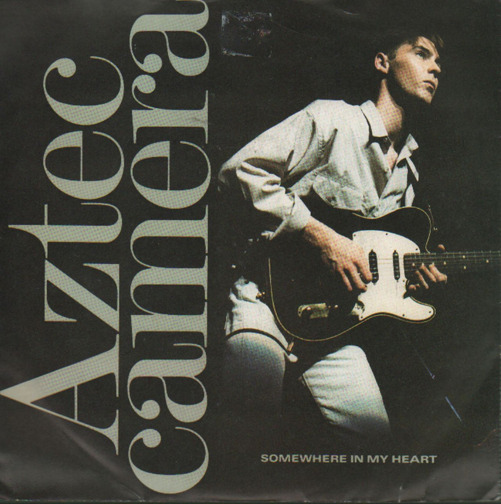 Aztec Camera Somewhere In My Heart UK 7" vinyl single (7 inch record / 45) YZ181