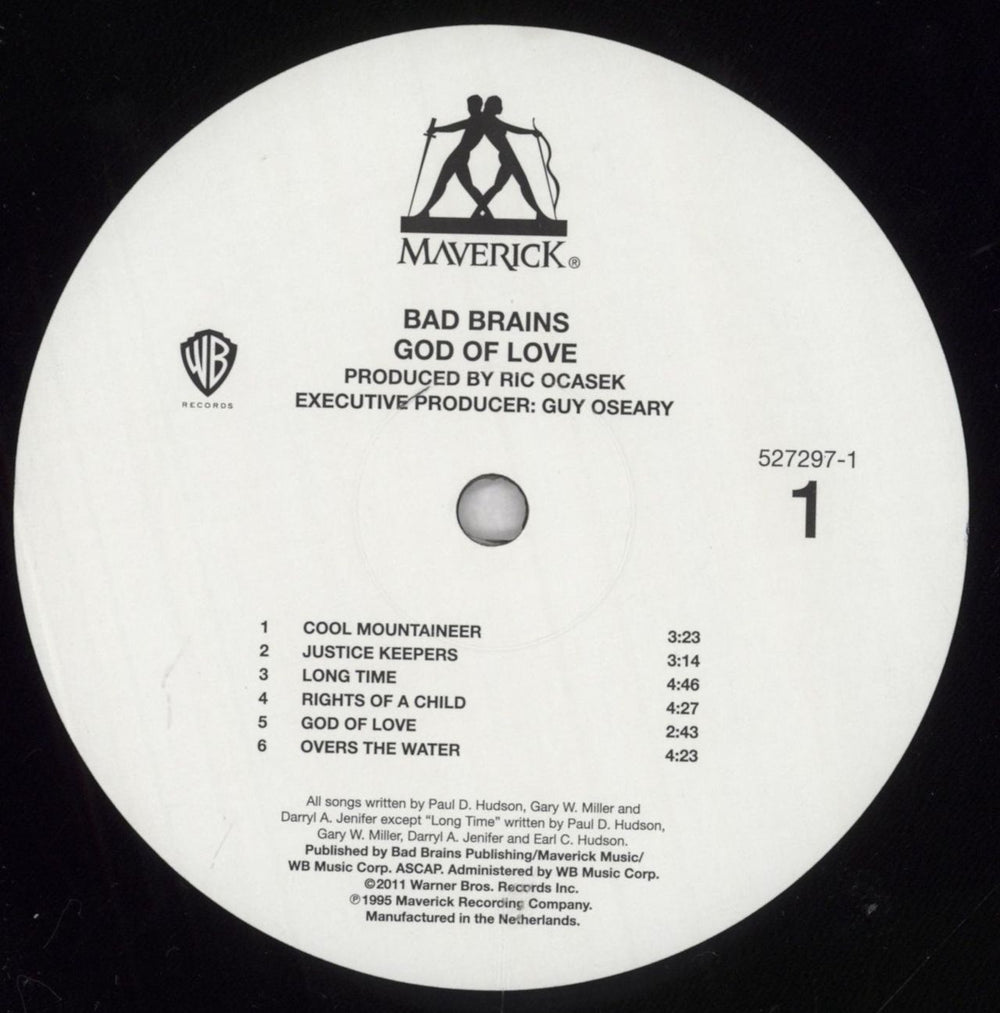 Bad Brains God Of Love + 7" - RSD11 US vinyl LP album (LP record) BN8LPGO827083