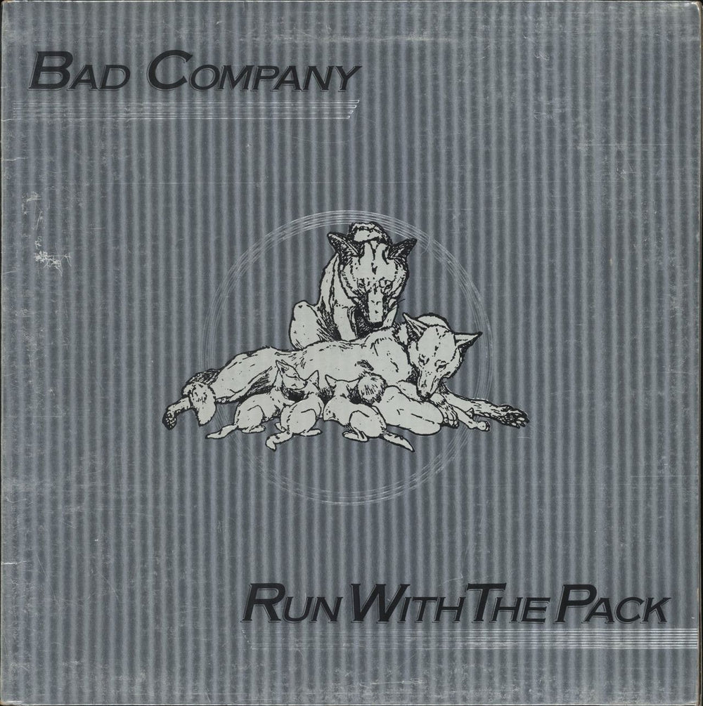 Bad Company Run With The Pack German vinyl LP album (LP record) 27000XOT