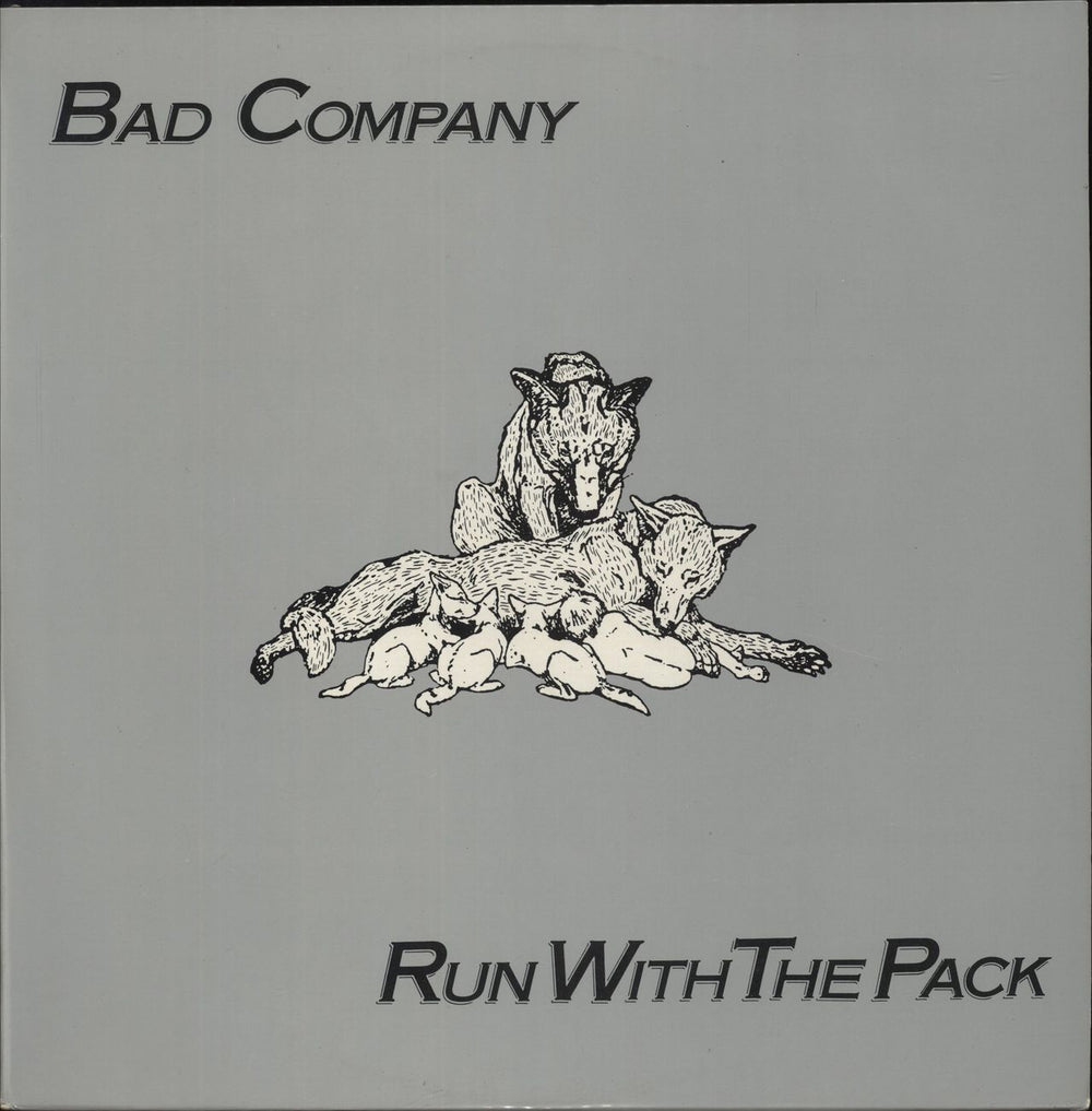 Bad Company Run With The Pack Portuguese vinyl LP album (LP record) 5009346