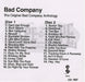 Bad Company The Original Bad Company Anthology - 2 X Cd-r UK Promo CD-R acetate CD ACETATES