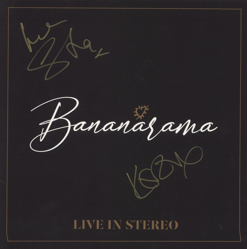 Bananarama Live In Stereo - White Vinyl - Autographed UK vinyl LP album (LP record) SYNK5LP