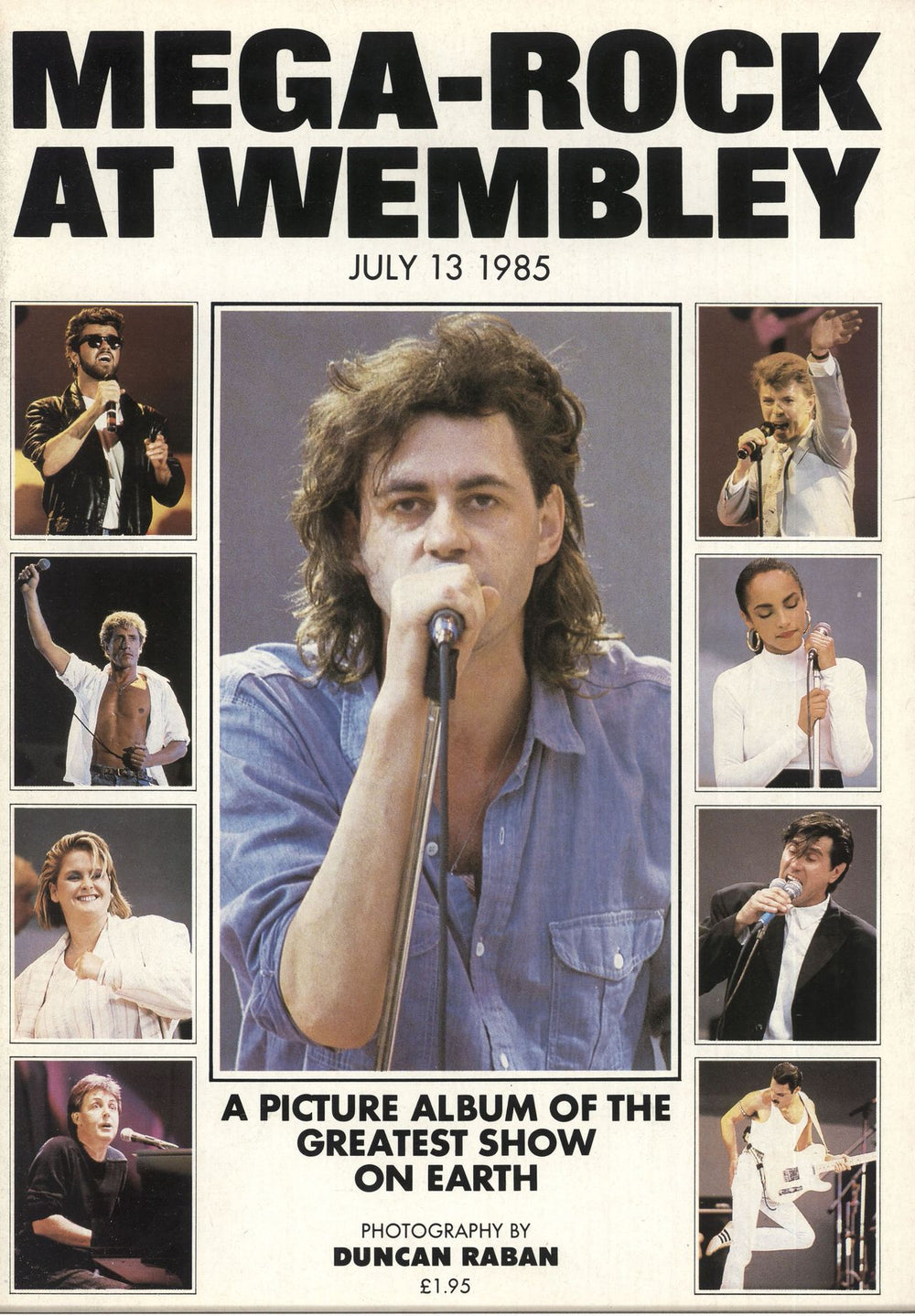 Band Aid Mega-Rock At Wembley UK magazine MAGAZINE