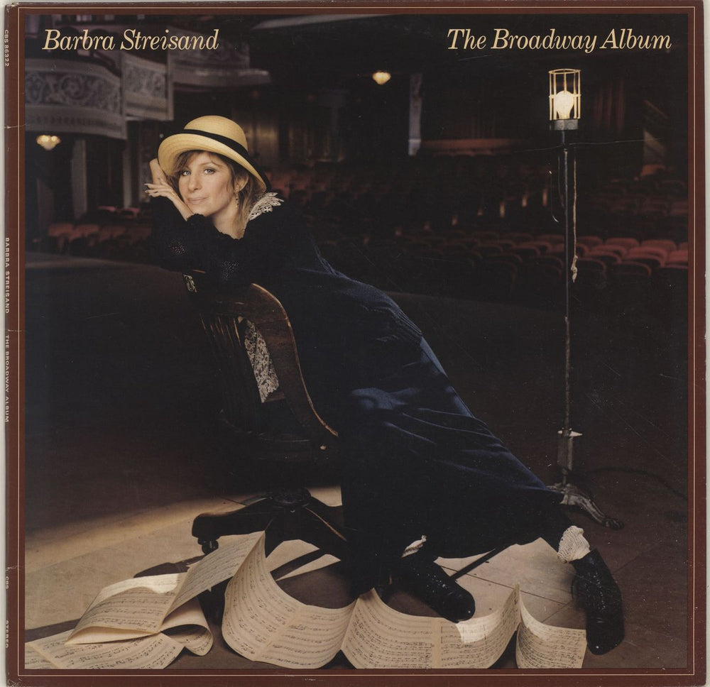 Barbra Streisand The Broadway Album UK vinyl LP album (LP record) CBS86322