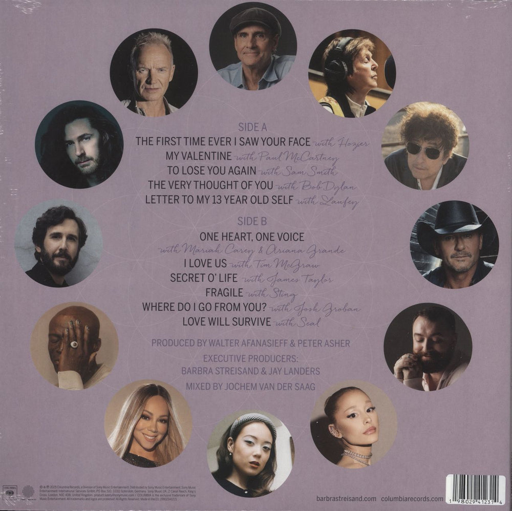 Barbra Streisand The Secret Of Life: Partners, Volume Two - White Vinyl - Sealed UK vinyl LP album (LP record) 198029412314