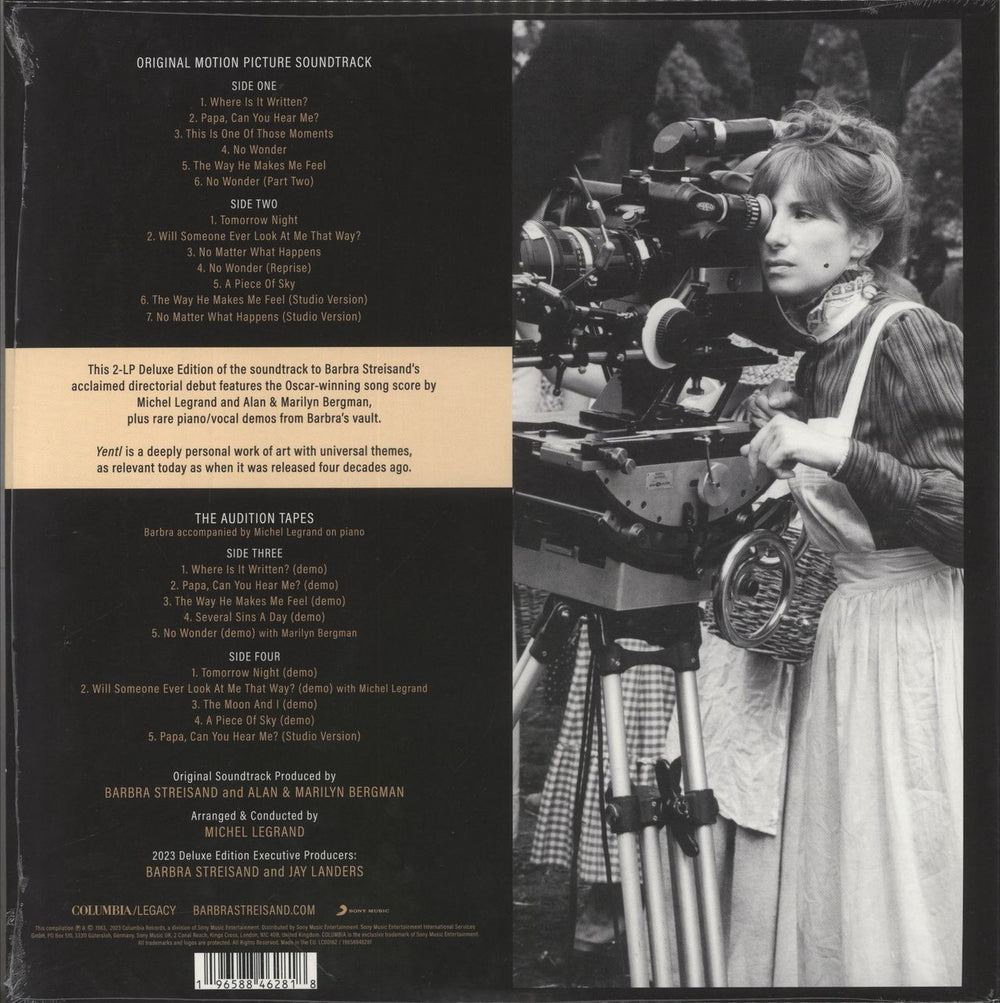 Barbra Streisand Yentl - 40th Anniversary Deluxe Edition - Sealed UK 2-LP vinyl record set (Double LP Album) 196588462818