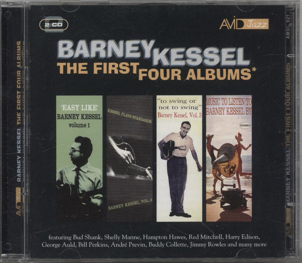 Barney Kessel The First Four Albums UK 2 CD album set (Double CD) AMSC921