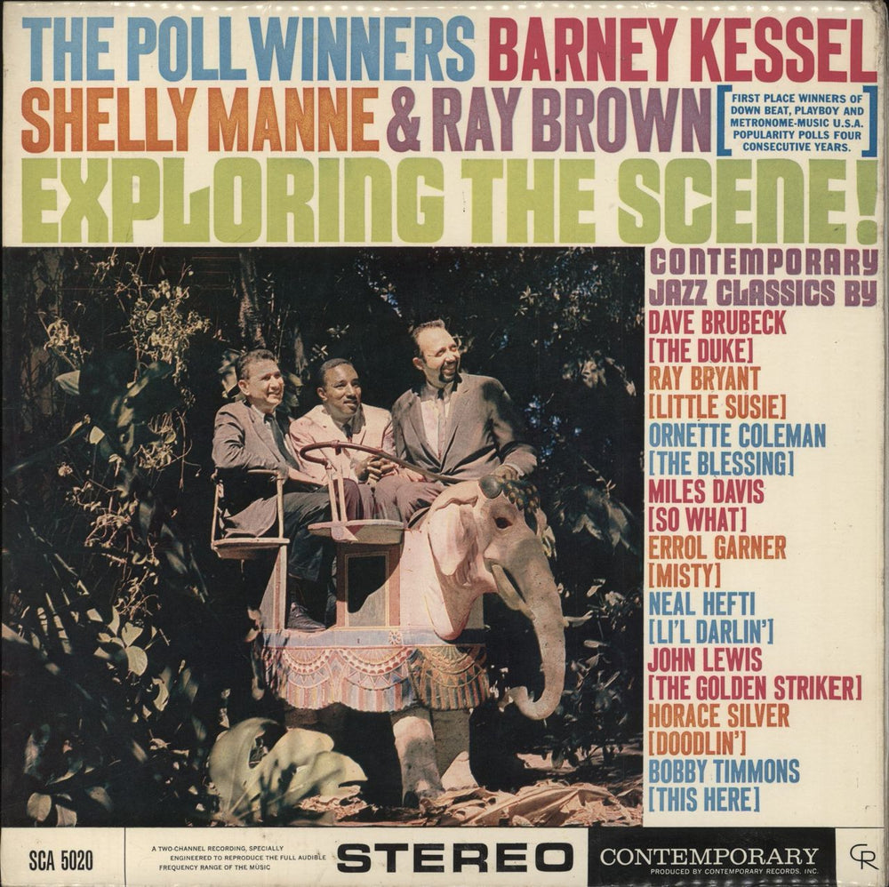 Barney Kessel The Poll Winners: Exploring The Scene UK vinyl LP album (LP record) SCA5020