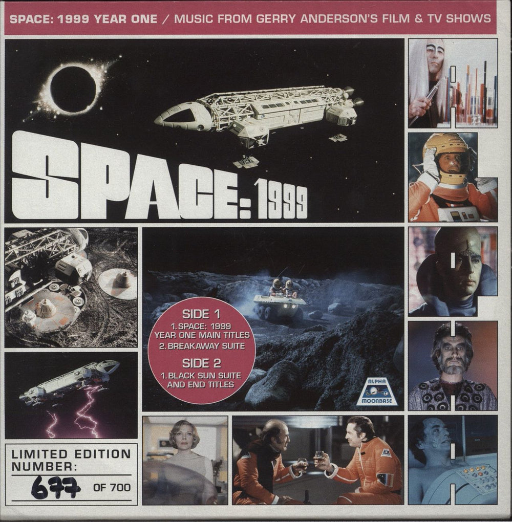 Barry Gray Space:1999 Year One UK 7" vinyl single (7 inch record / 45) SIL71403
