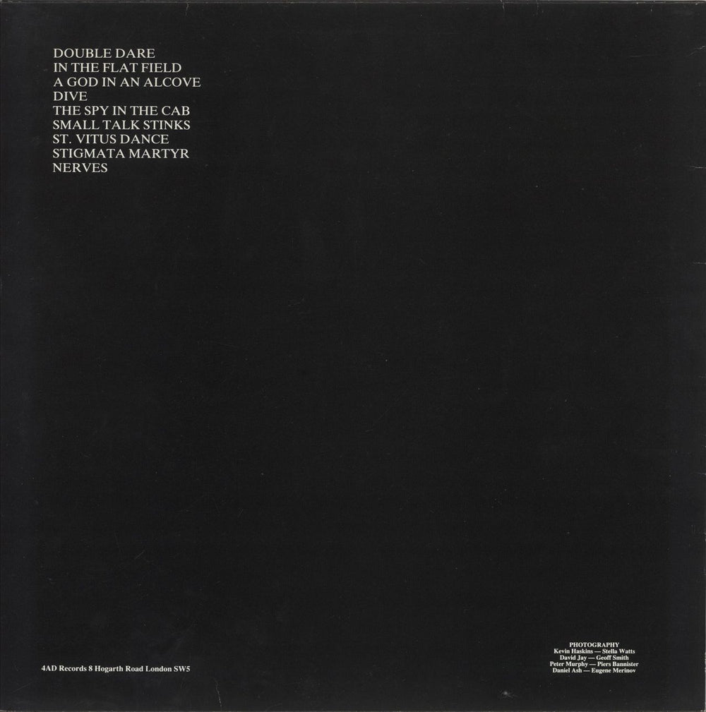 Bauhaus In A Flat Field - EX - Utopia Pressing UK vinyl LP album (LP record)