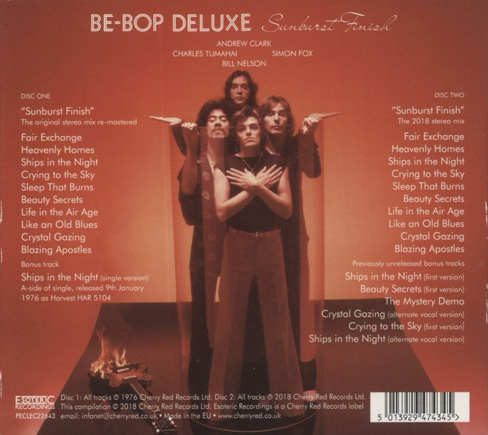 Be Bop Deluxe Sunburst Finish - Deluxe Edition UK 2 CD album set (Double CD) 5013929474345