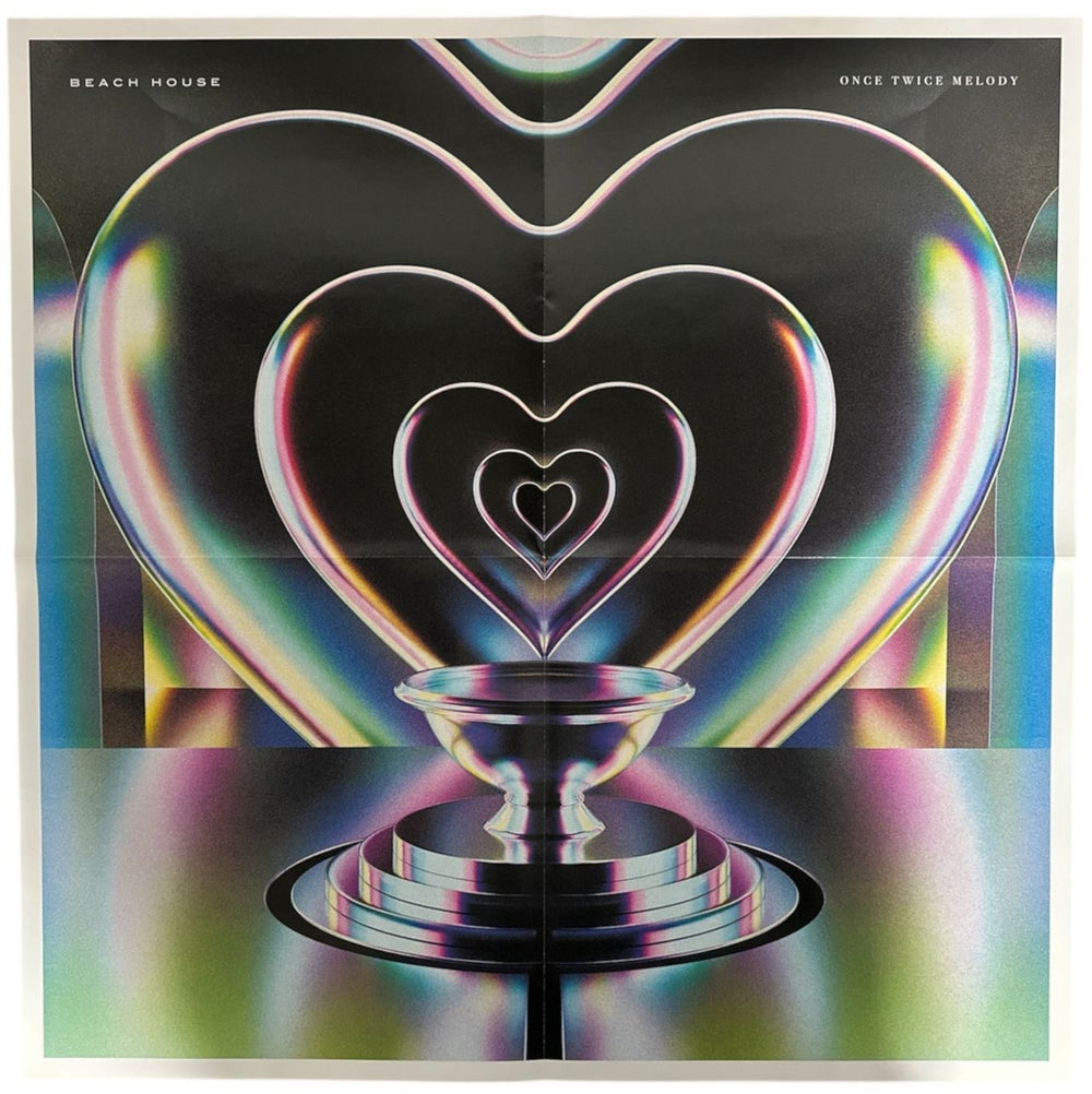 Beach House Once Twice Melody - Clear & Gold Vinyl UK Vinyl Box Set