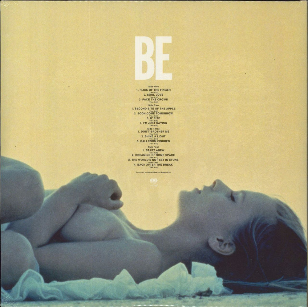 Beady Eye BE - Sealed UK 2-LP vinyl record set (Double LP Album) 888837221719