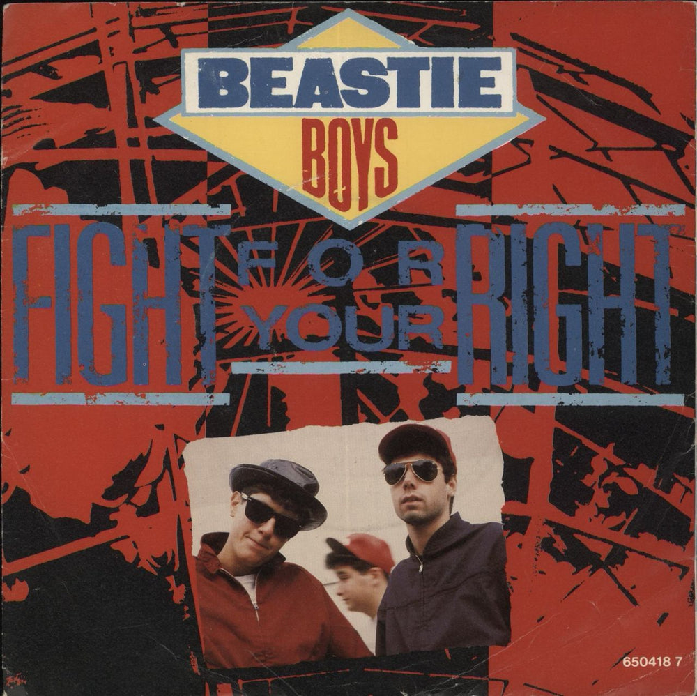 Beastie Boys (You Gotta) Fight For Your Right (To Party) UK 7" vinyl single (7 inch record / 45) 6504187